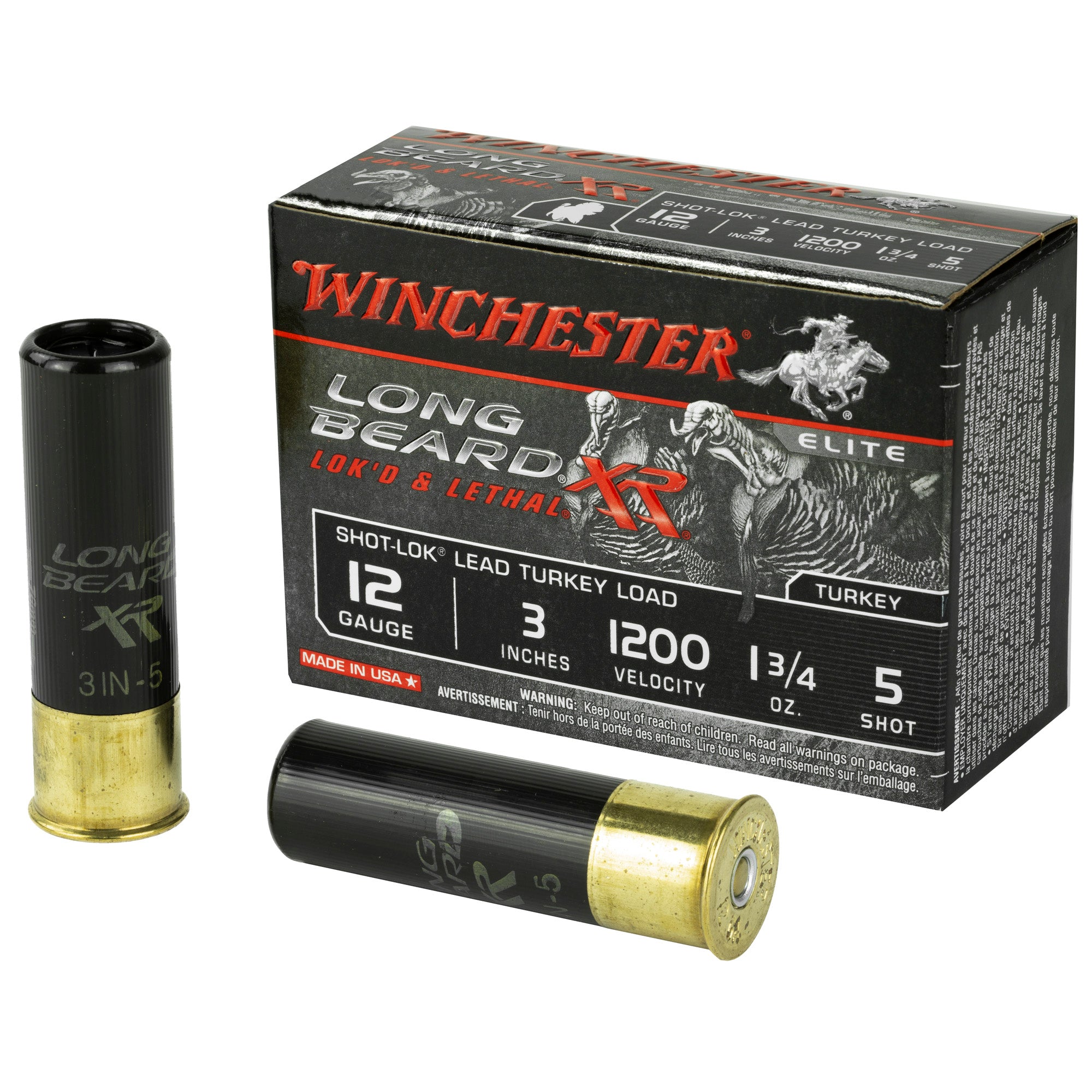 WIN LB XR TRKY 12GA 3 #5 1.75OZ 10/