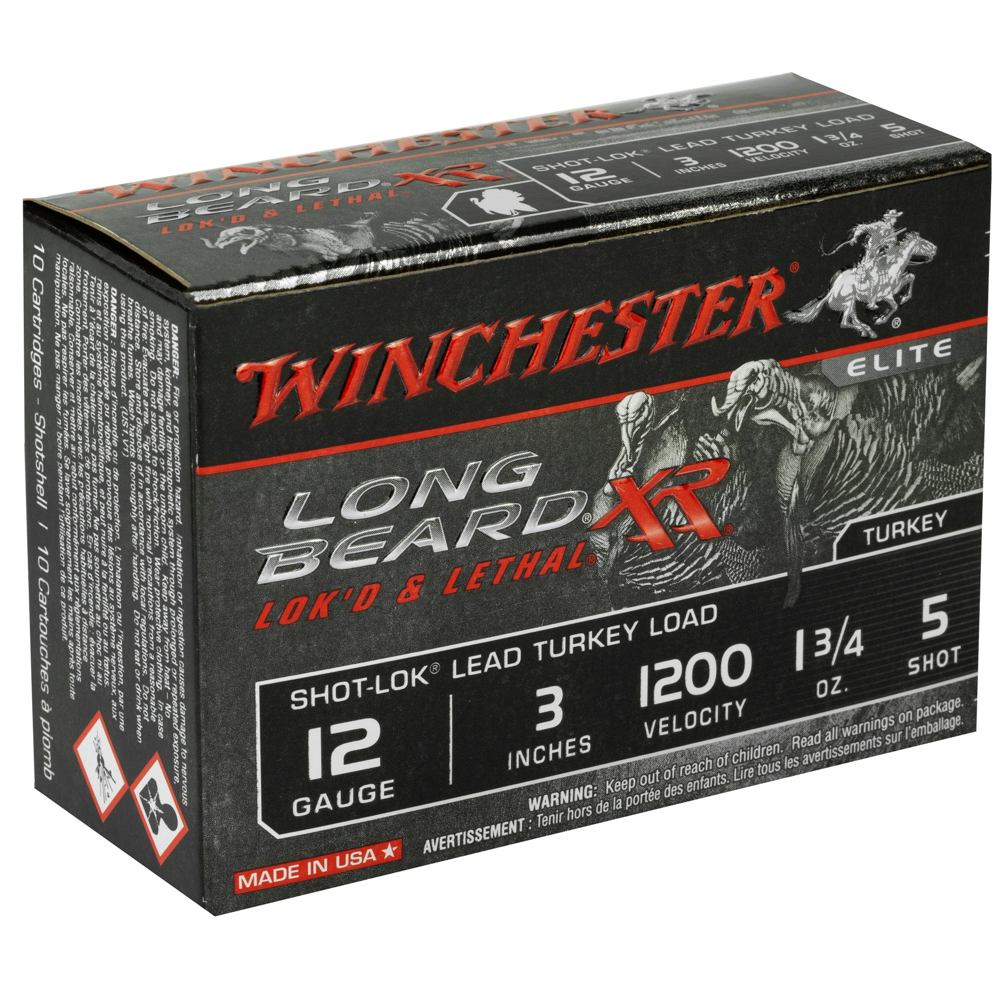 WIN LB XR TRKY 12GA 3 #5 1.75OZ 10/