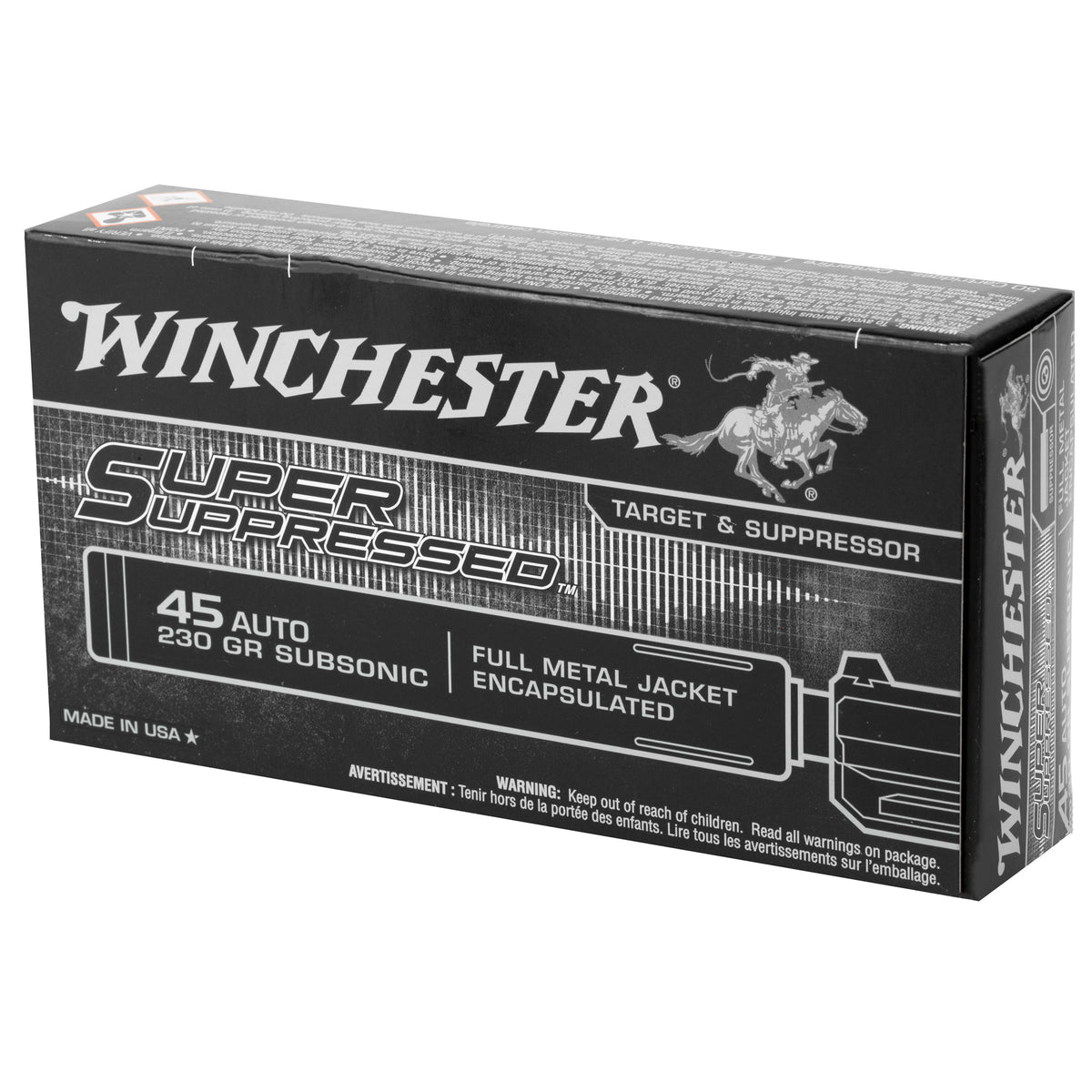 WIN SPR SUP 45ACP 230GR FMJ 50/500