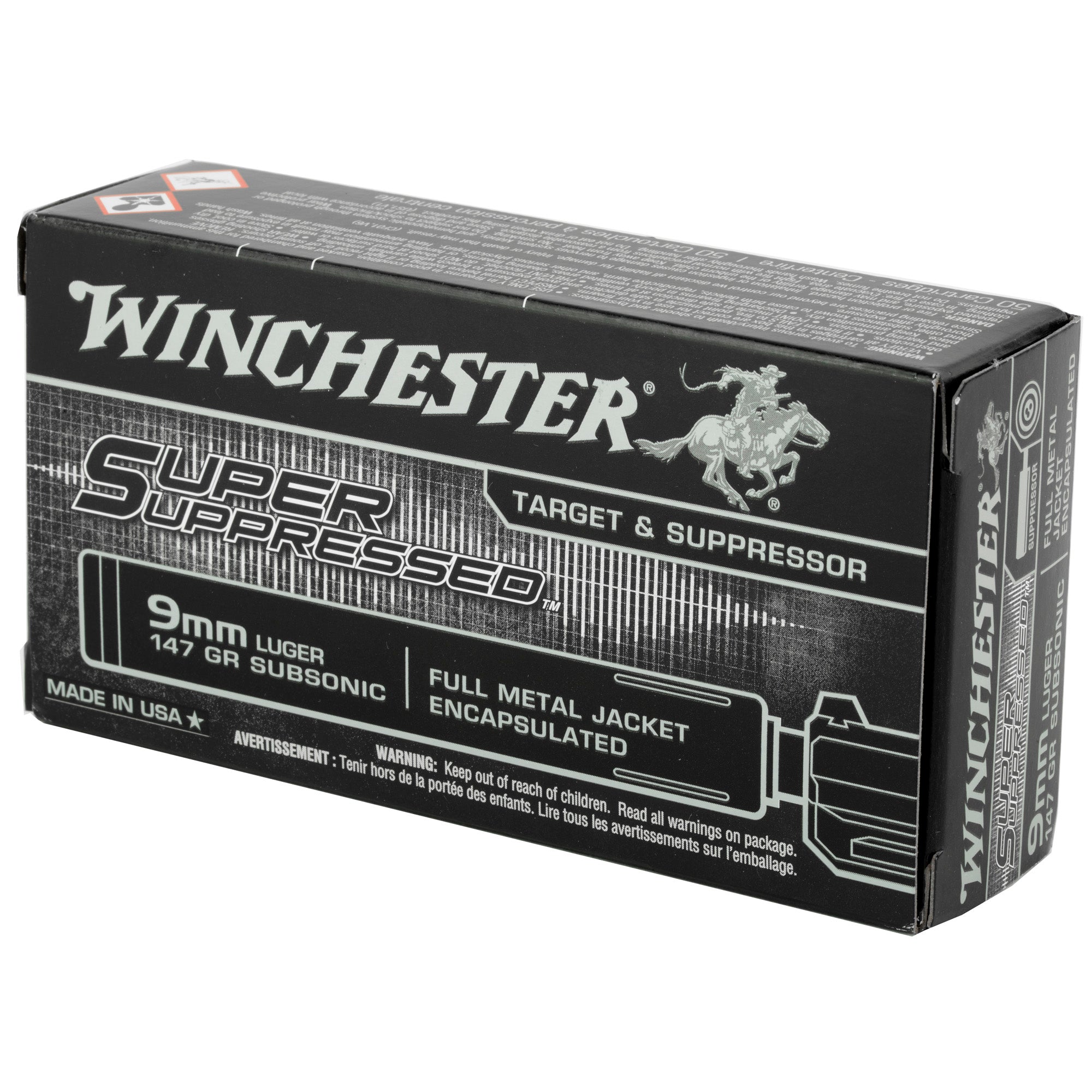 WIN SPR SUP 9MM 147GR FMJE 50/500