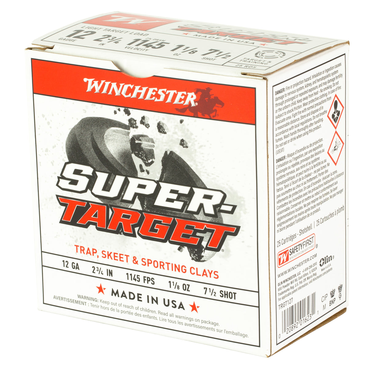 WIN SUPRTRGT 12GA 2.75 #7.5 25/250