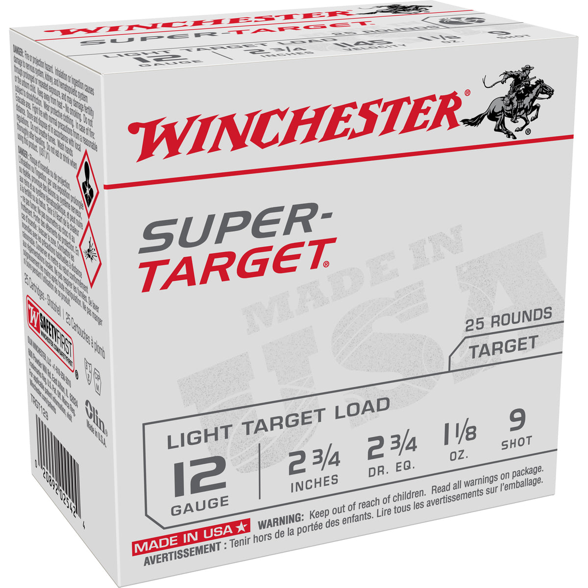 WIN SUPERTARGET 12GA 2.75 #9 25/250