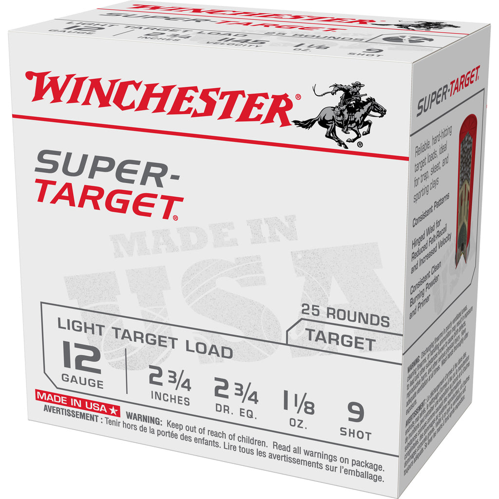 WIN SUPERTARGET 12GA 2.75 #9 25/250