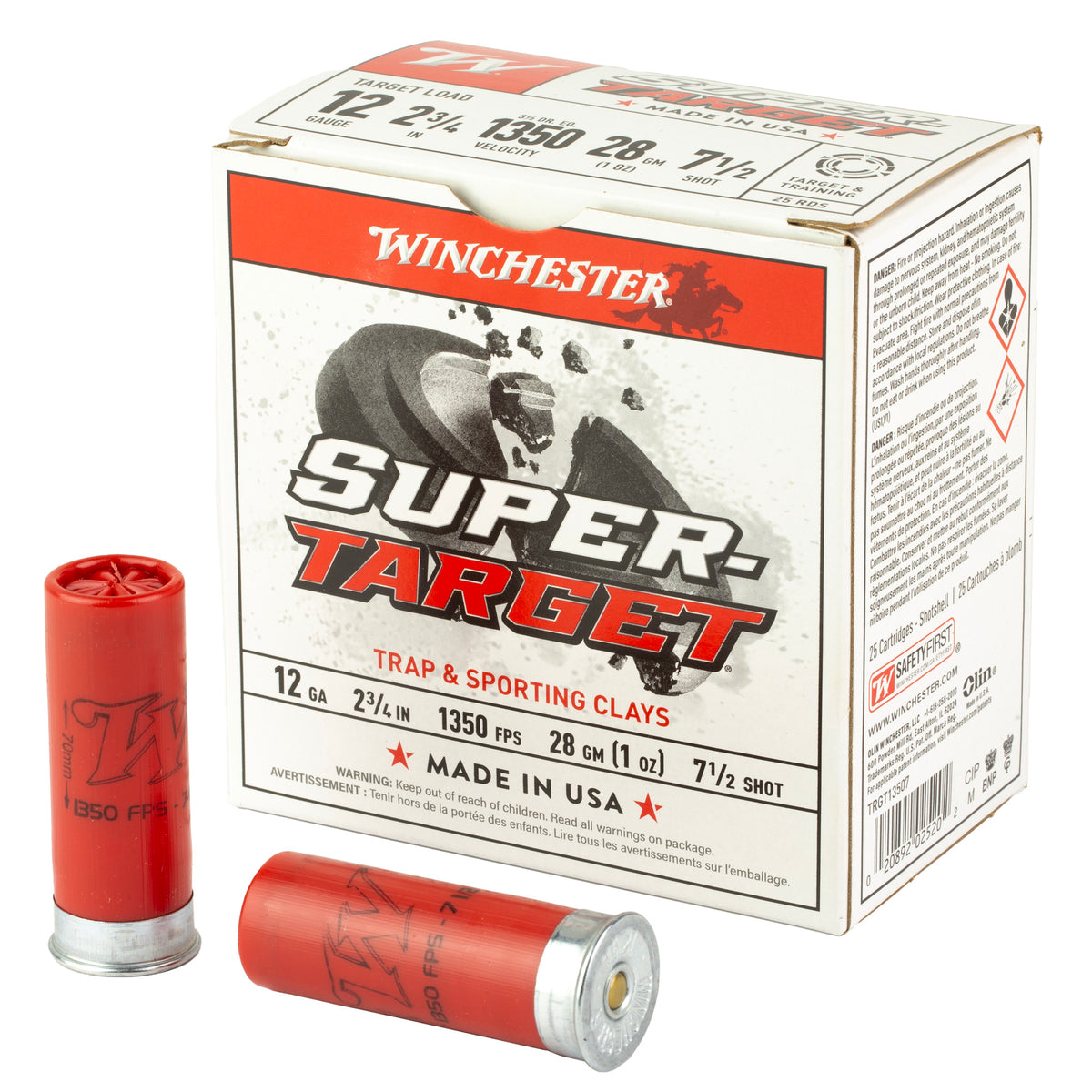 WIN SPRTRGT 12GA 2.75 #7.5 25/250