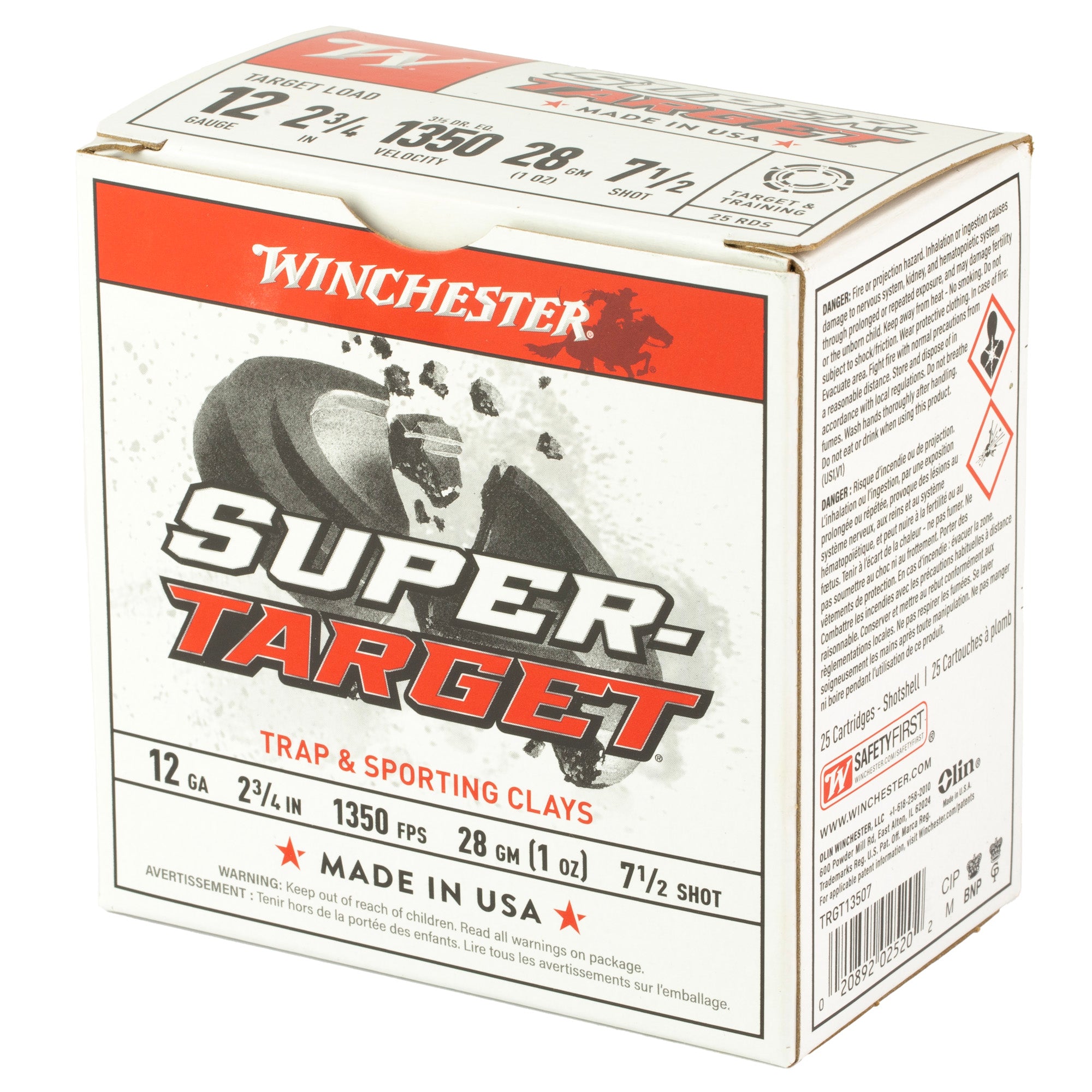 WIN SPRTRGT 12GA 2.75 #7.5 25/250