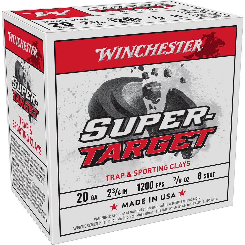 WIN SUPERTRGT 20GA 2.75 #8 25/250