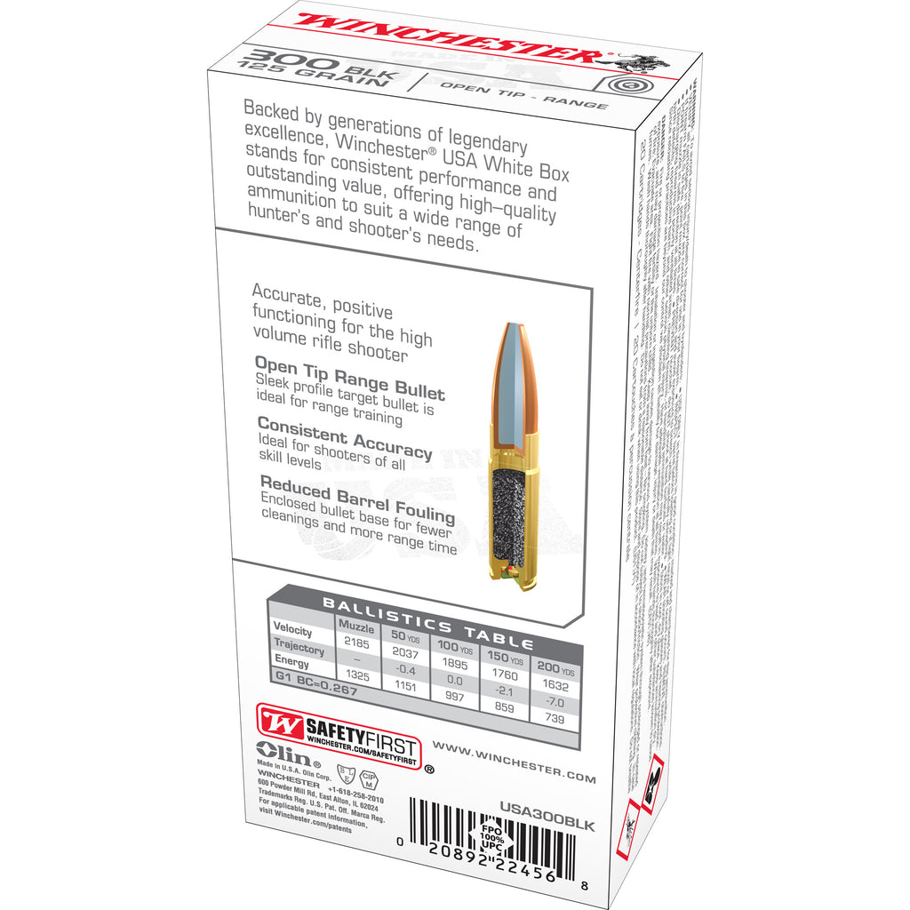 WIN USA 300BLK 125GR OT 20/200