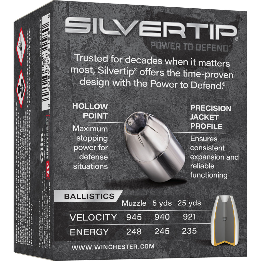 WIN SLVRTIP 38SPL+P 125GR JHP 20/200