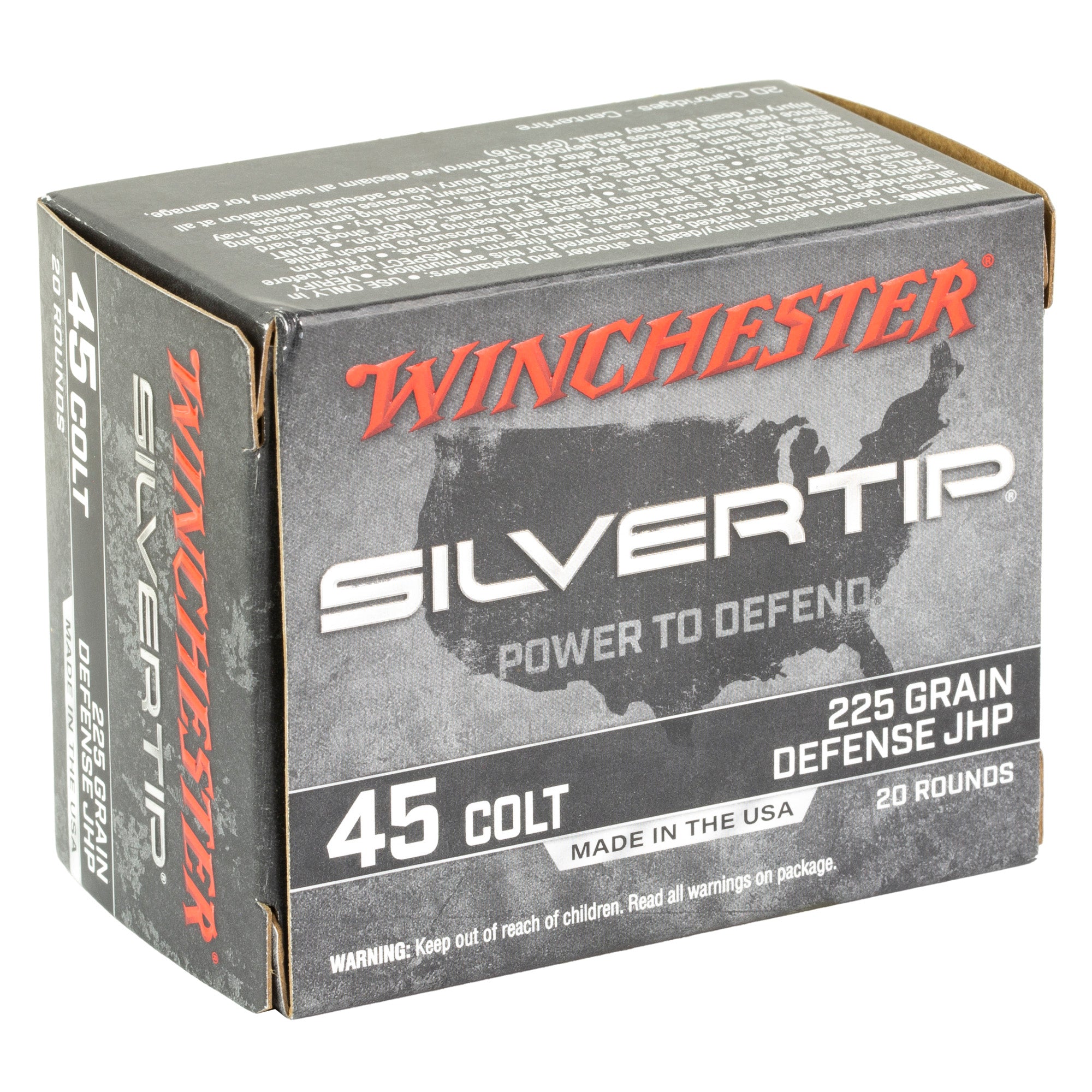 WIN SIVERTIP 45C 225GR JHP 20/200