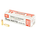 WIN USA 9MM NATO 124GR FMJ 100/1000