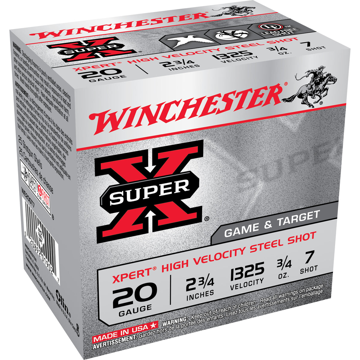 WIN XPERT TRGT 20GA 2.75 #7 25/250