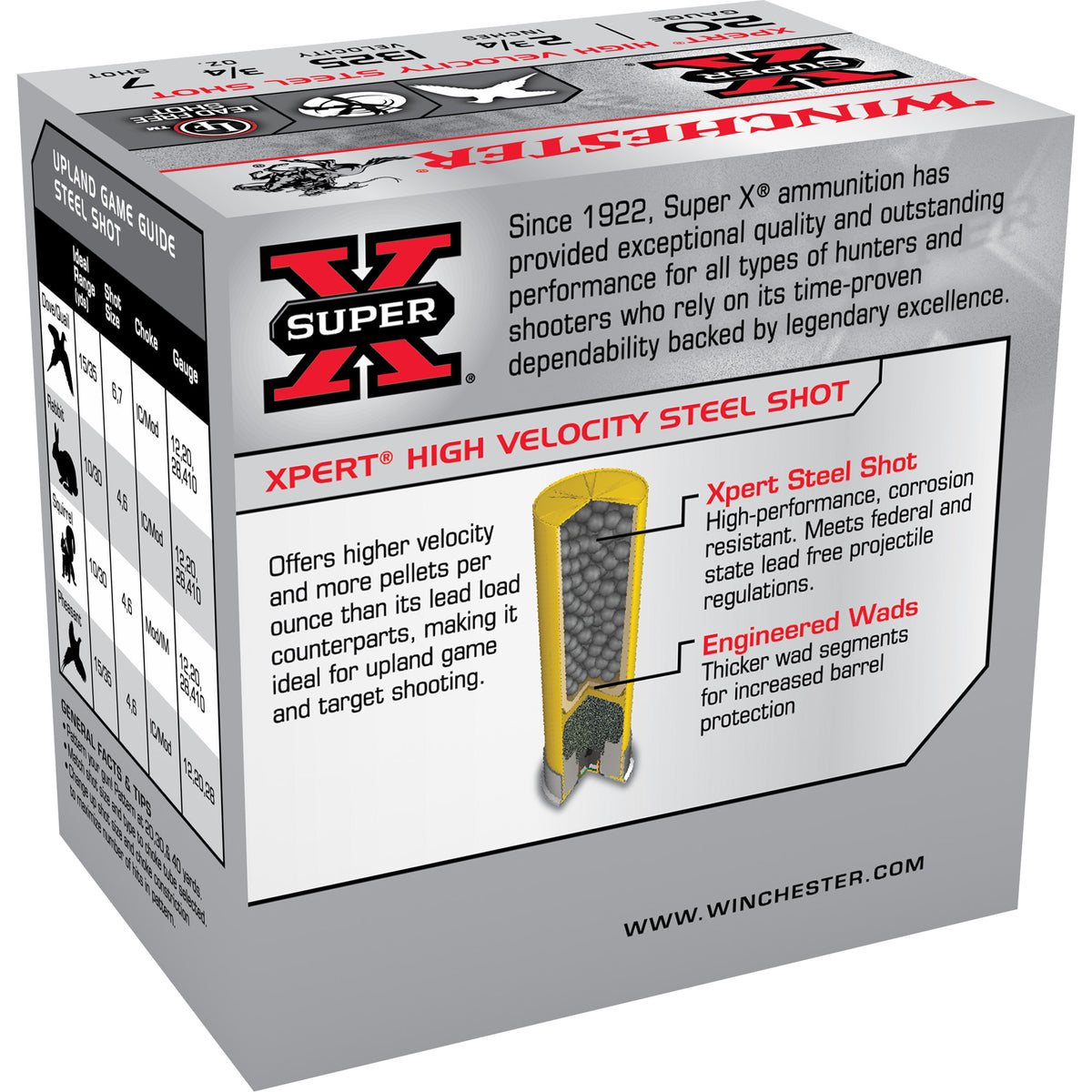 WIN XPERT TRGT 20GA 2.75 #7 25/250