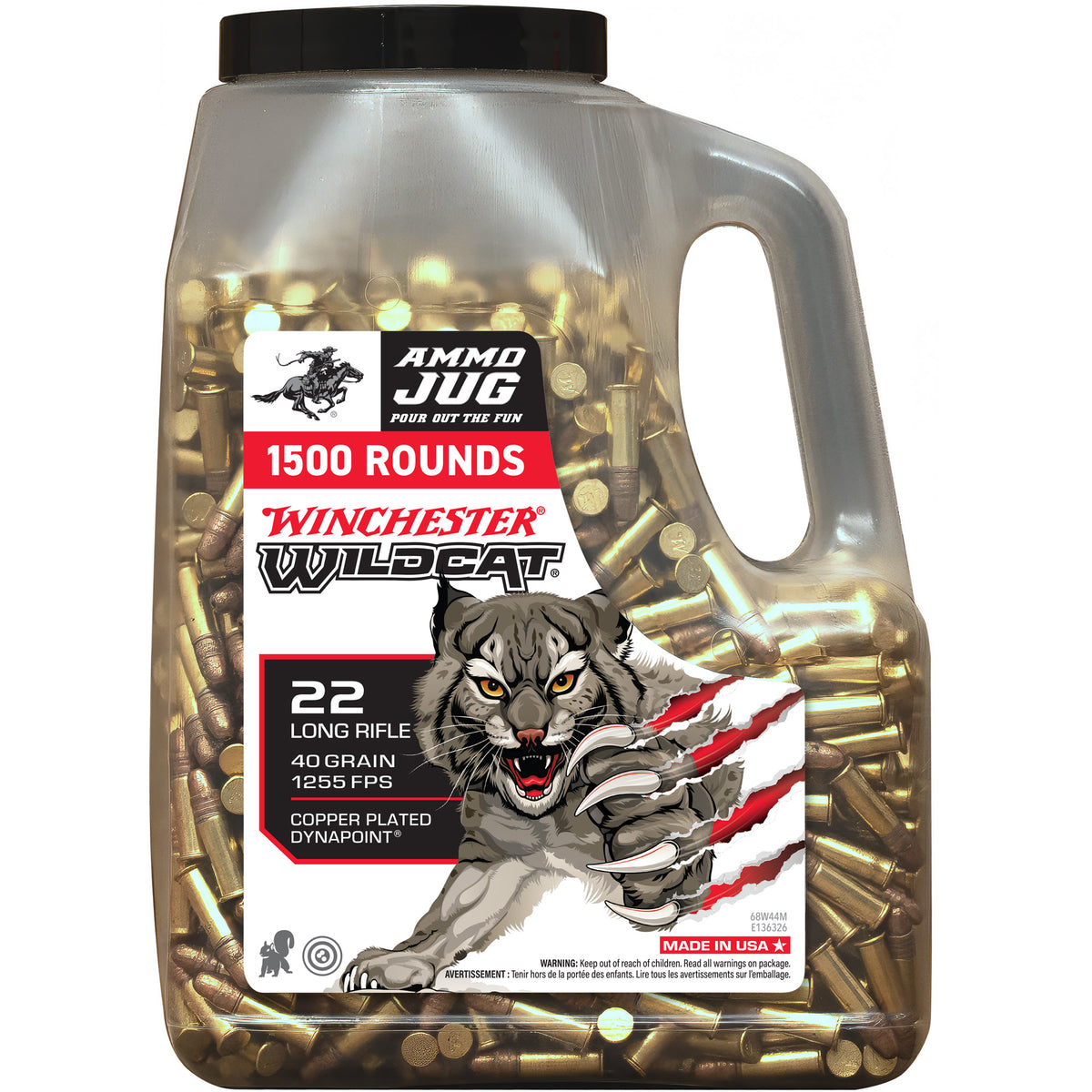 WIN WILDCAT 22LR DP 40GR 1500/4500