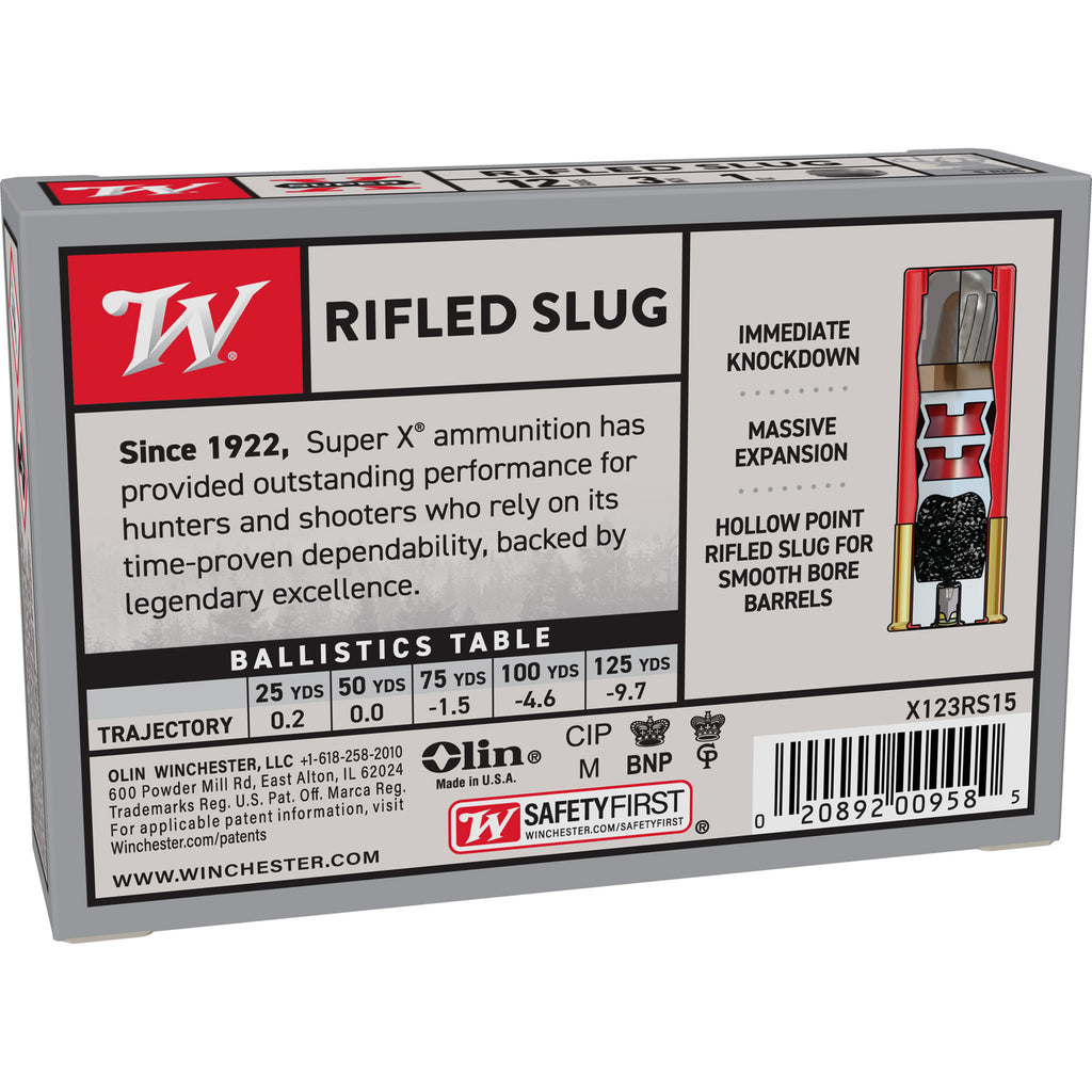 WIN SPRX 12GA 3 1OZ RIFLED 5/250
