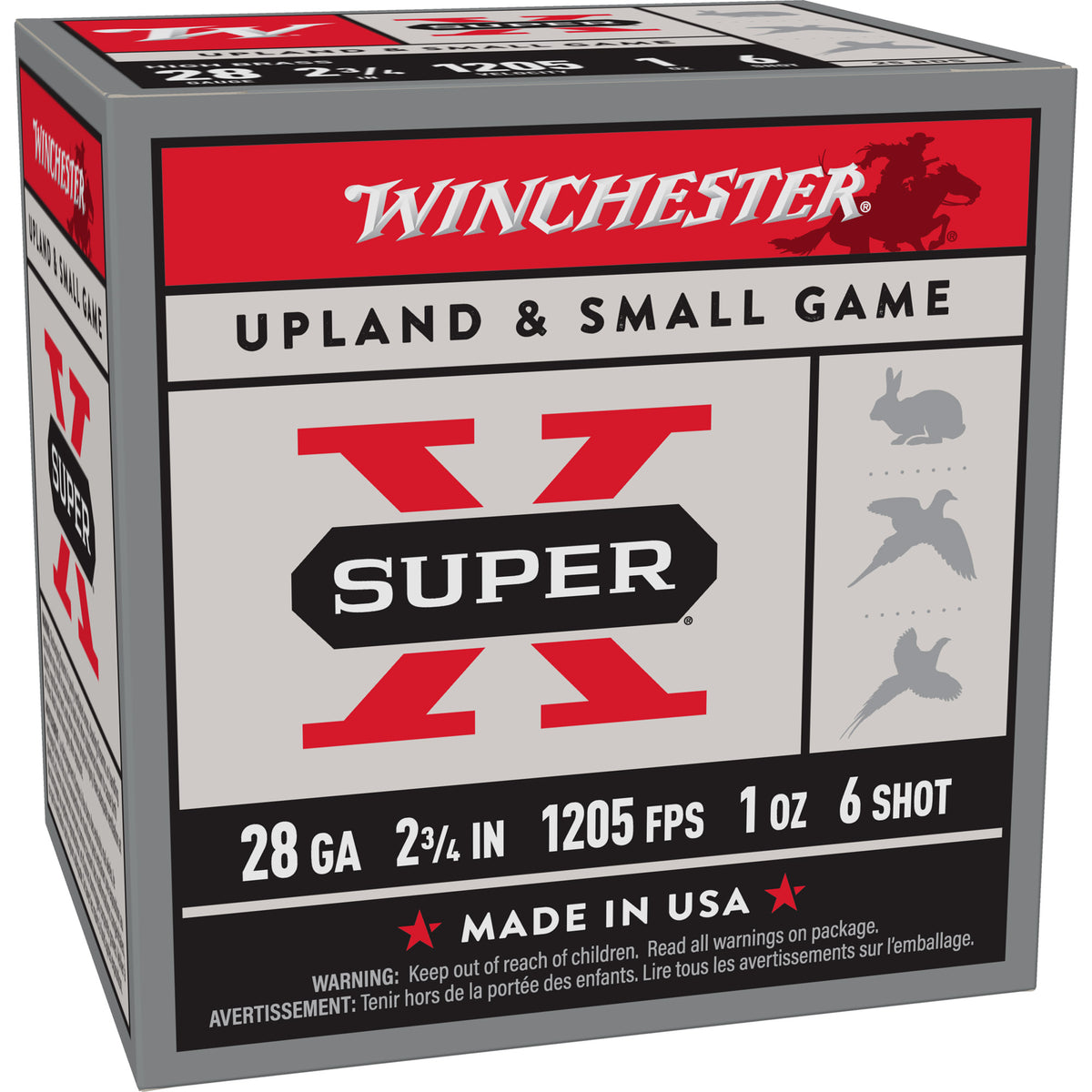 WIN SPR-X HB 28GA 2.75 #6 25/250