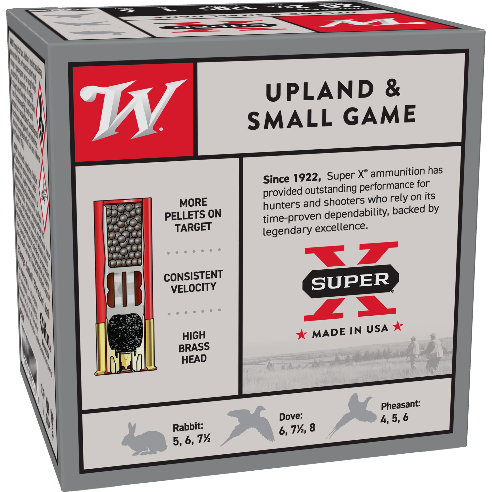 WIN SPR-X HB 28GA 2.75 #6 25/250