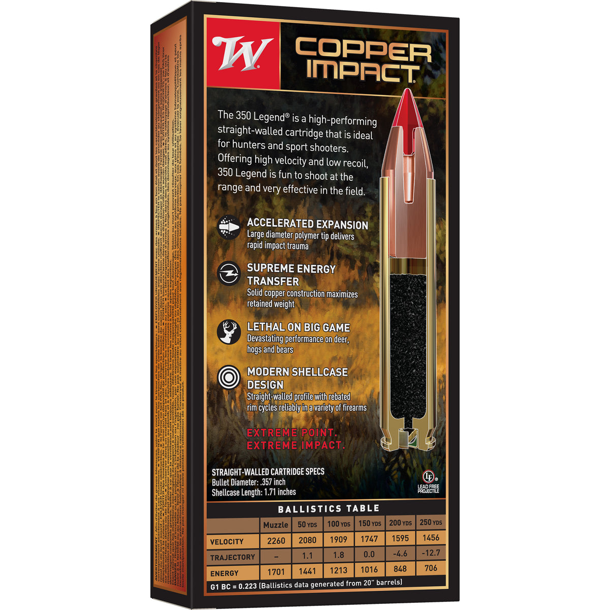 WIN DEER XP COPPER 350LEG 150GR 20/2