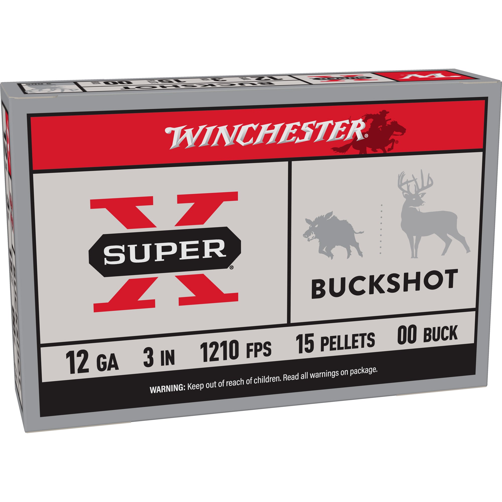 WIN SUPERX 12GA 3 00BK 15P 5/250