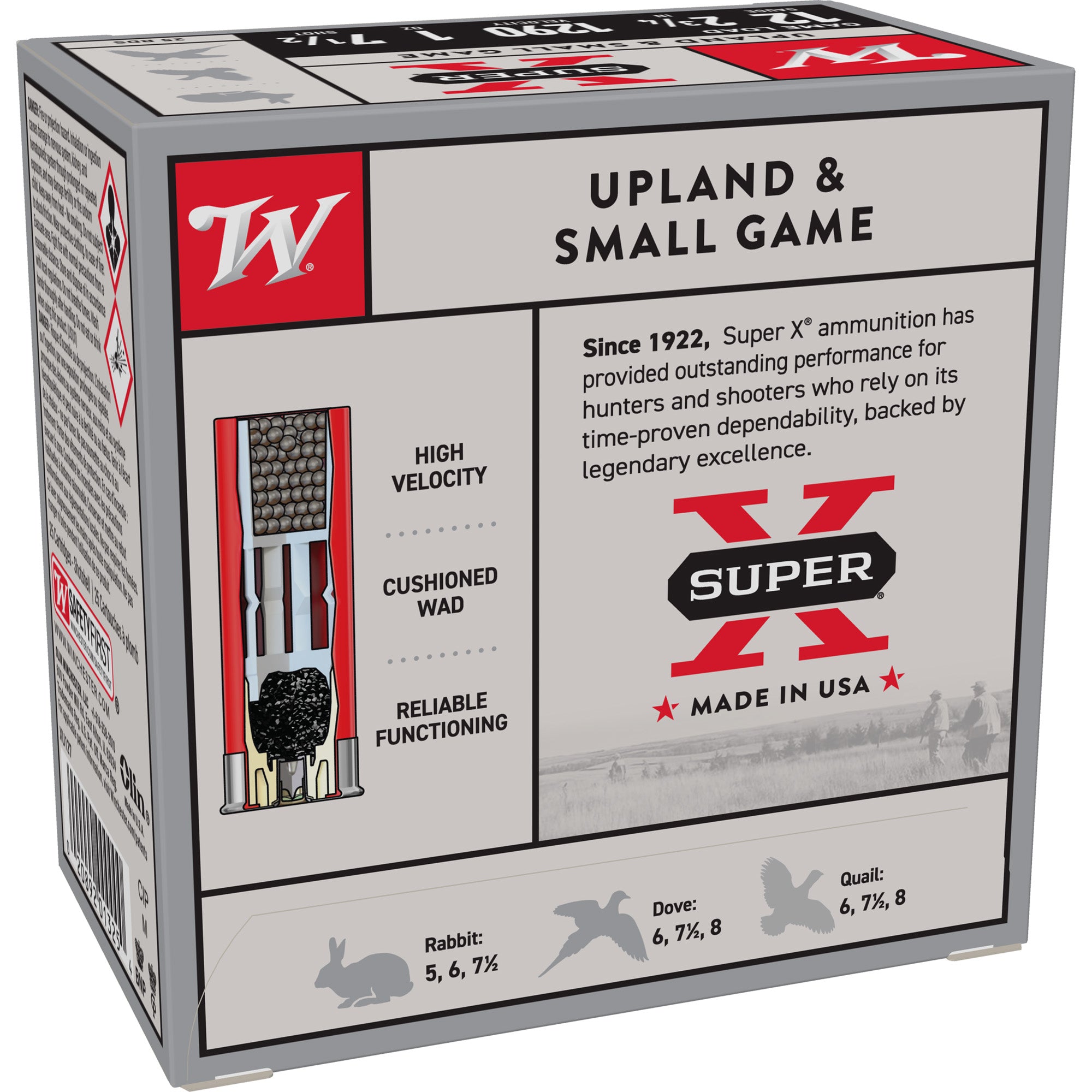 WIN SPRX 12GA 2.75 #7.5 25/250