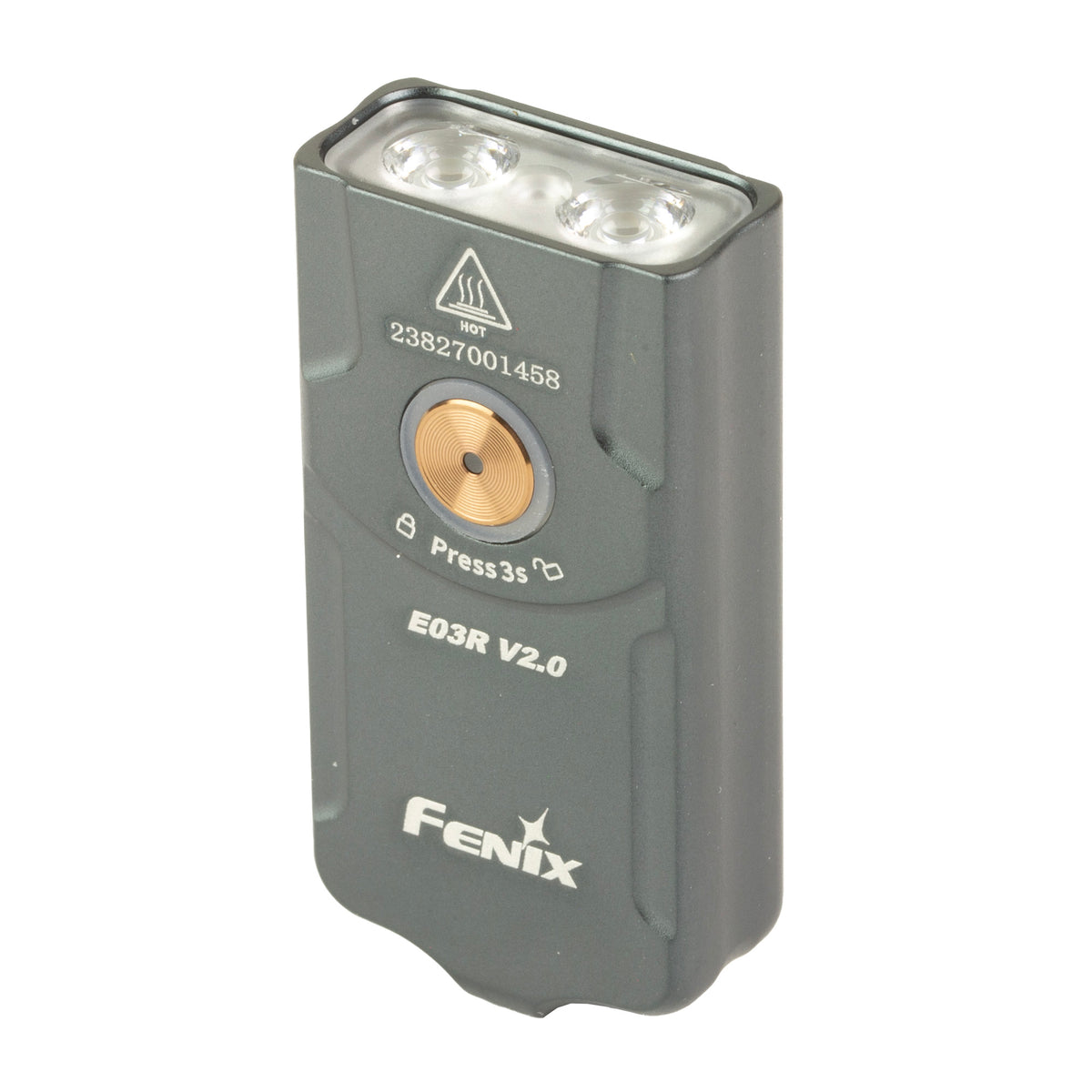FENIX E03R V2 500LUM KEYCHAIN GRAY
