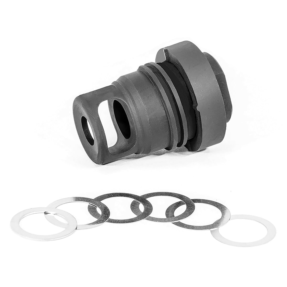 YHM MINI QD MUZZLE BRAKE 9MM 1/2-28