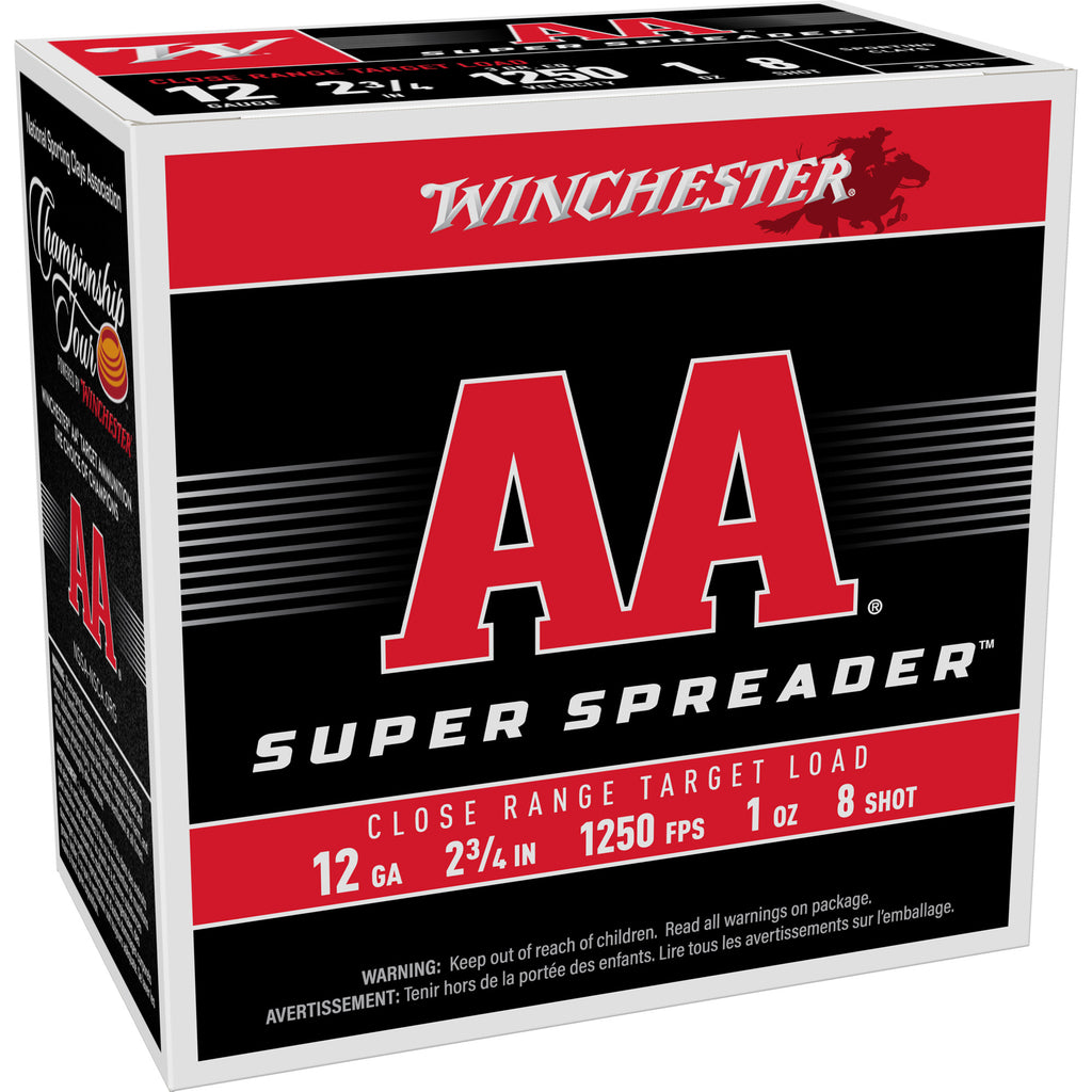 WIN AA SPRDR 12GA  2.75 #8 25/250