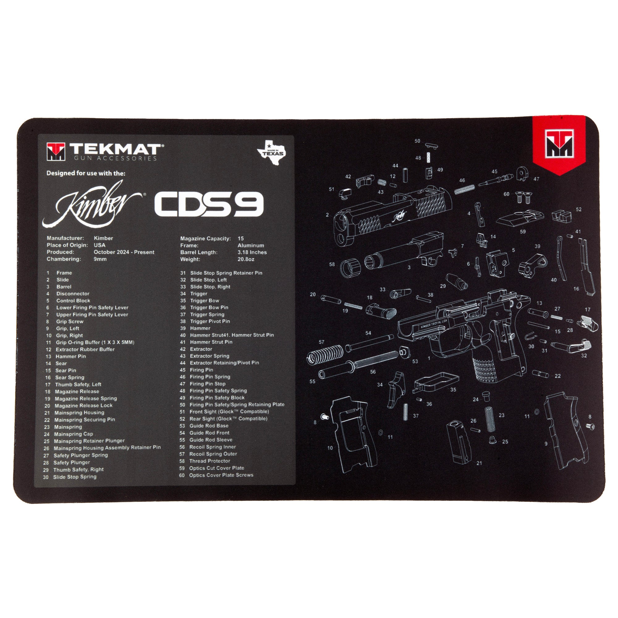 TEKMAT KIMBER CDS9 CLEANING MAT