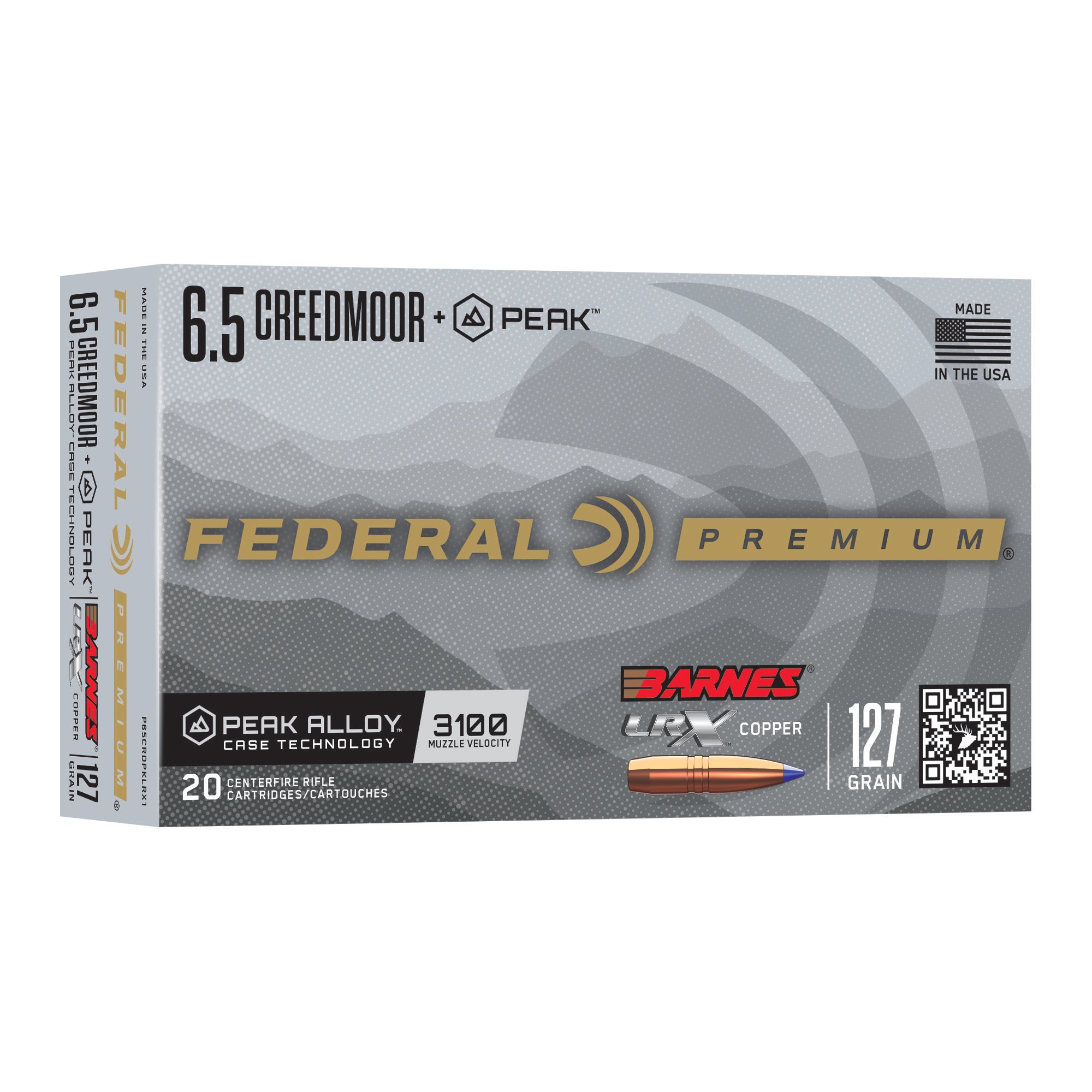 FED BRNS LRX PEAK 6.5CM 127GR 20/200