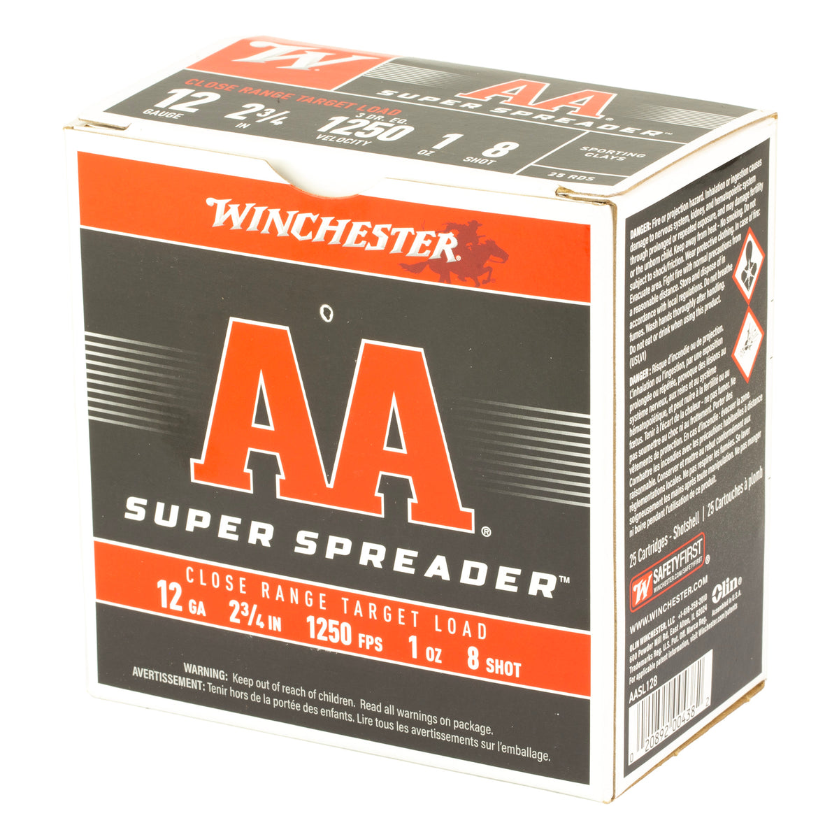 WIN AA SPRDR 12GA  2.75 #8 25/250