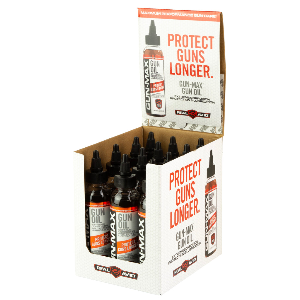 REAL AVID GUN MAX OIL 4OZ 12OK PDQ