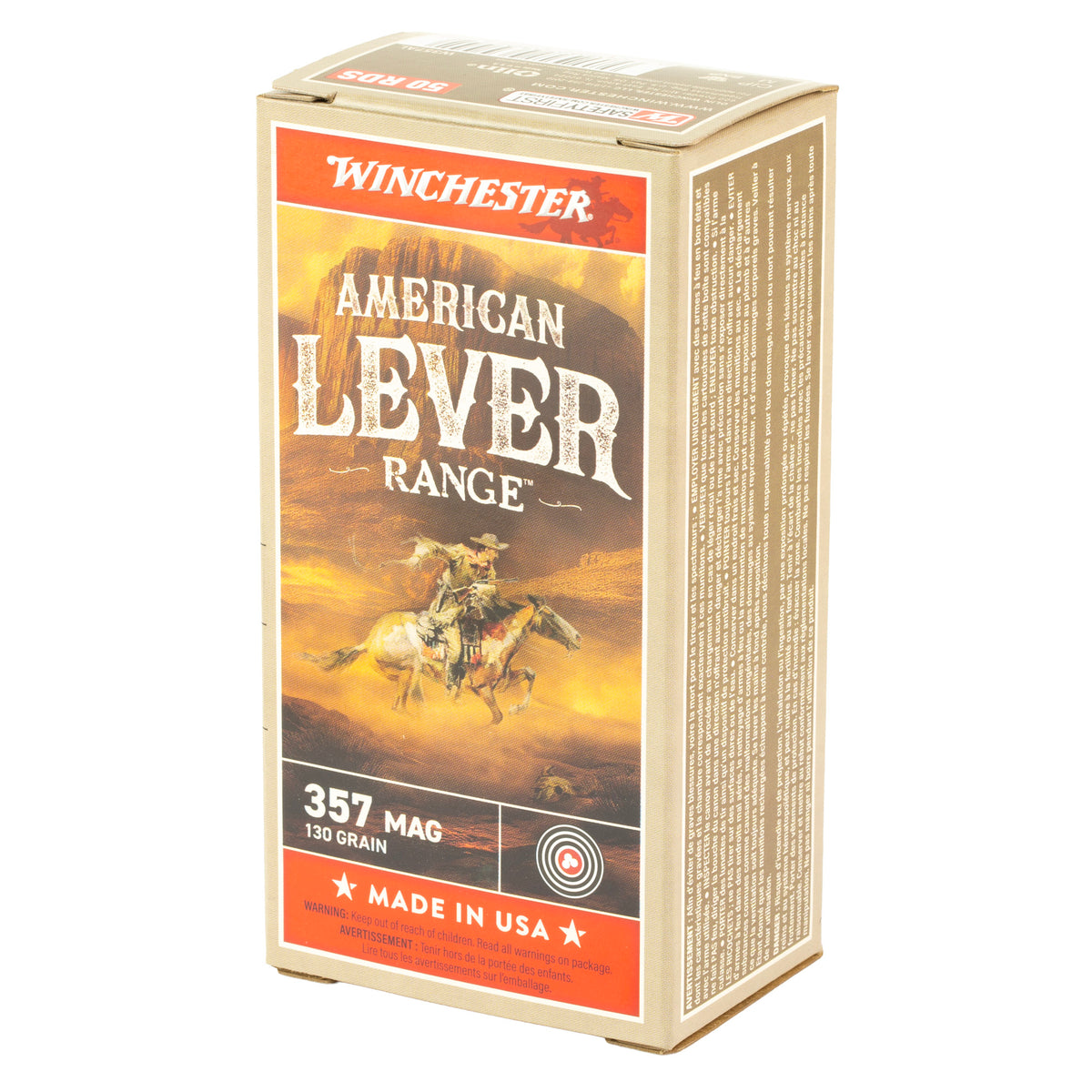 WIN AM LEVER 357MAG 130GR FMJ 50/500