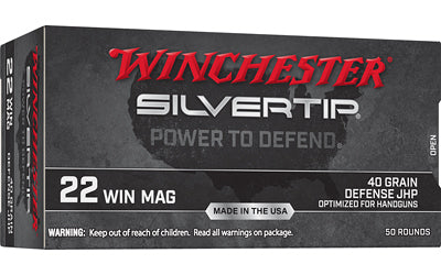 WIN SILVERTIP 22WMR 40GR JHP 50/1000