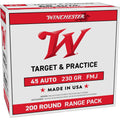 WIN USA TRGT 45ACP 230GR FMJ 200/600