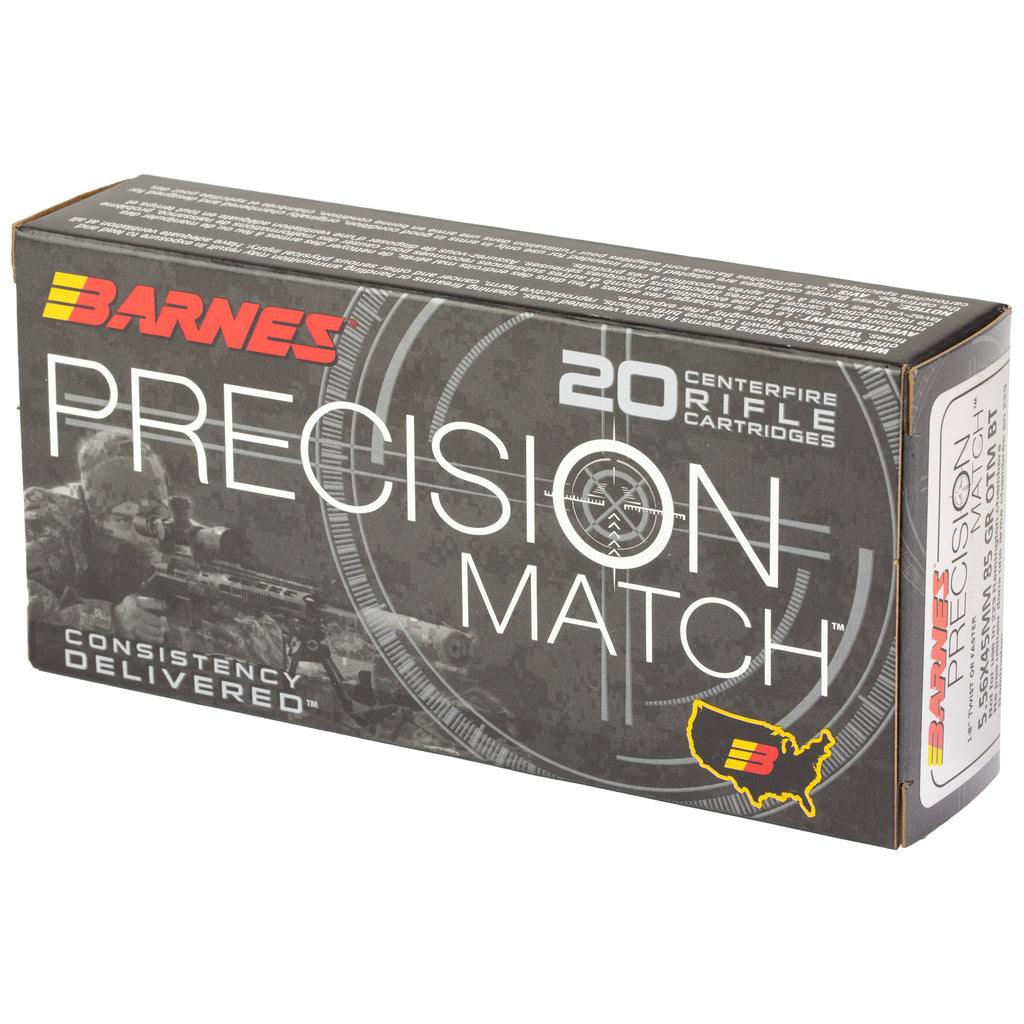 BARNES PREC MTH 5.56NATO 85GR 20/200