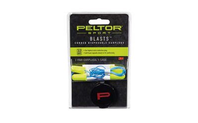 PELTOR SPORTBLAST CORDED PLUG 2 PAIR