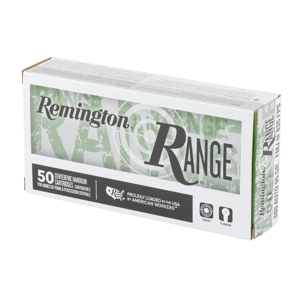 REM RANGE 380AUTO 95GR FMJ 50/500