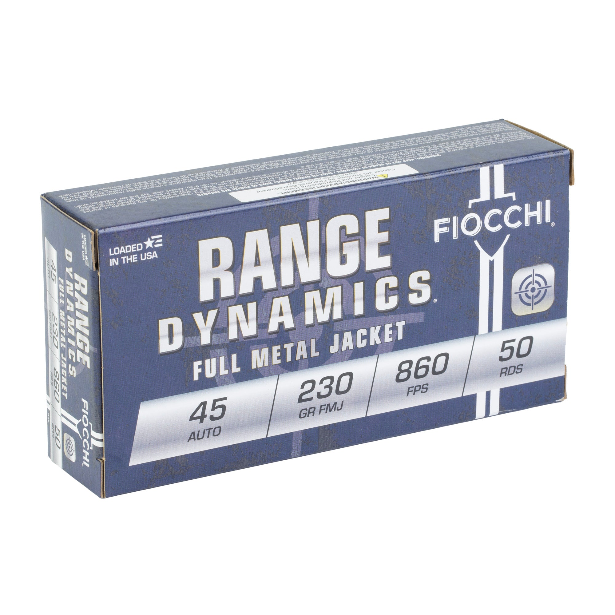 FIOCCHI RD 45ACP 230GR FMJ 50/1000