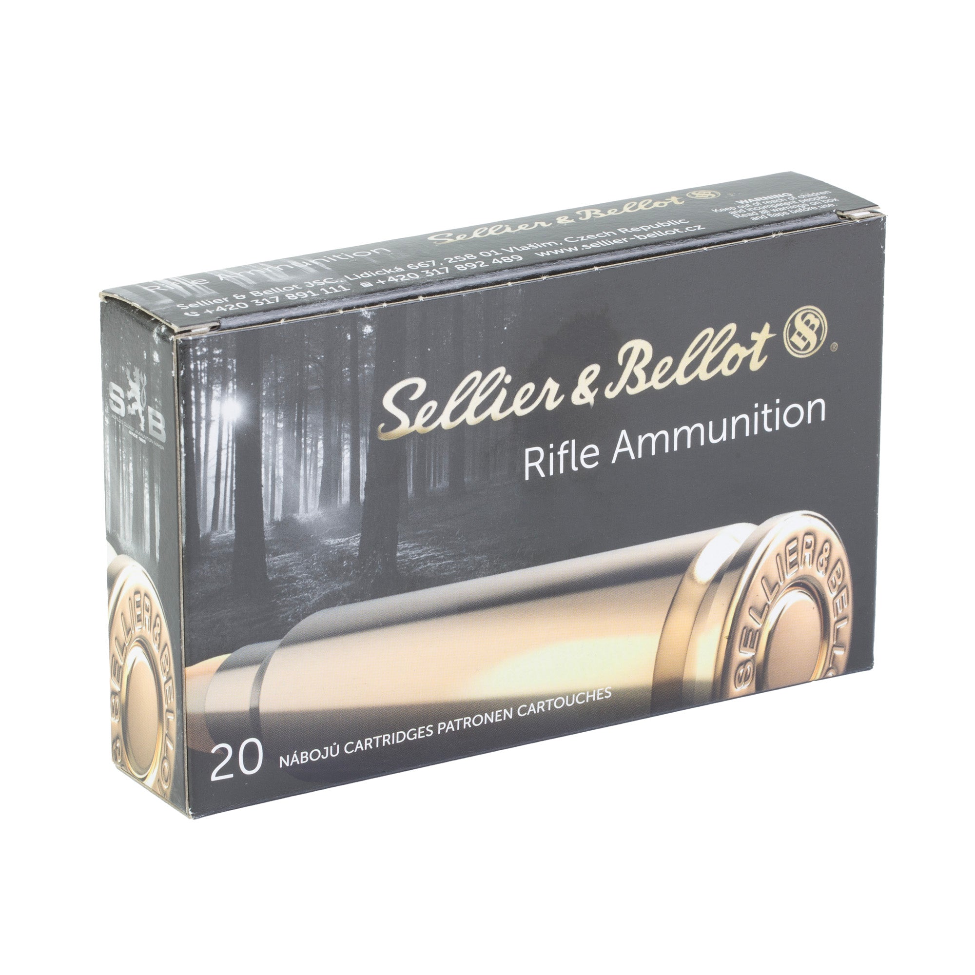 S&B 8X57 196GR JS FMJ 20/400
