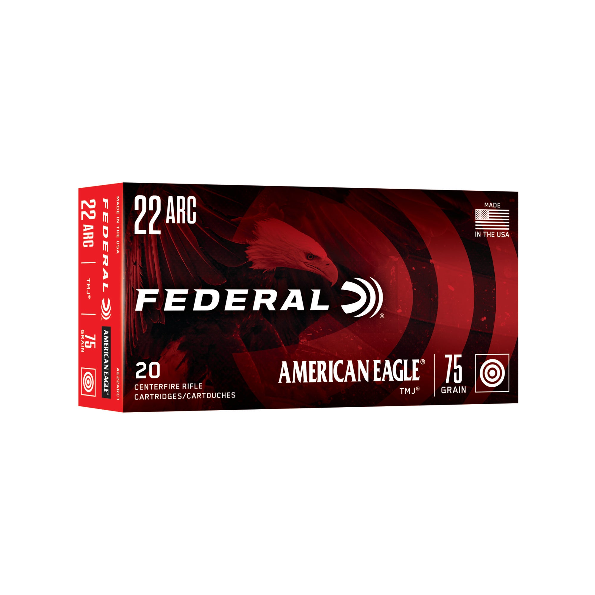 FED AM EAGLE 22ARC 75GR TMJ 20/200