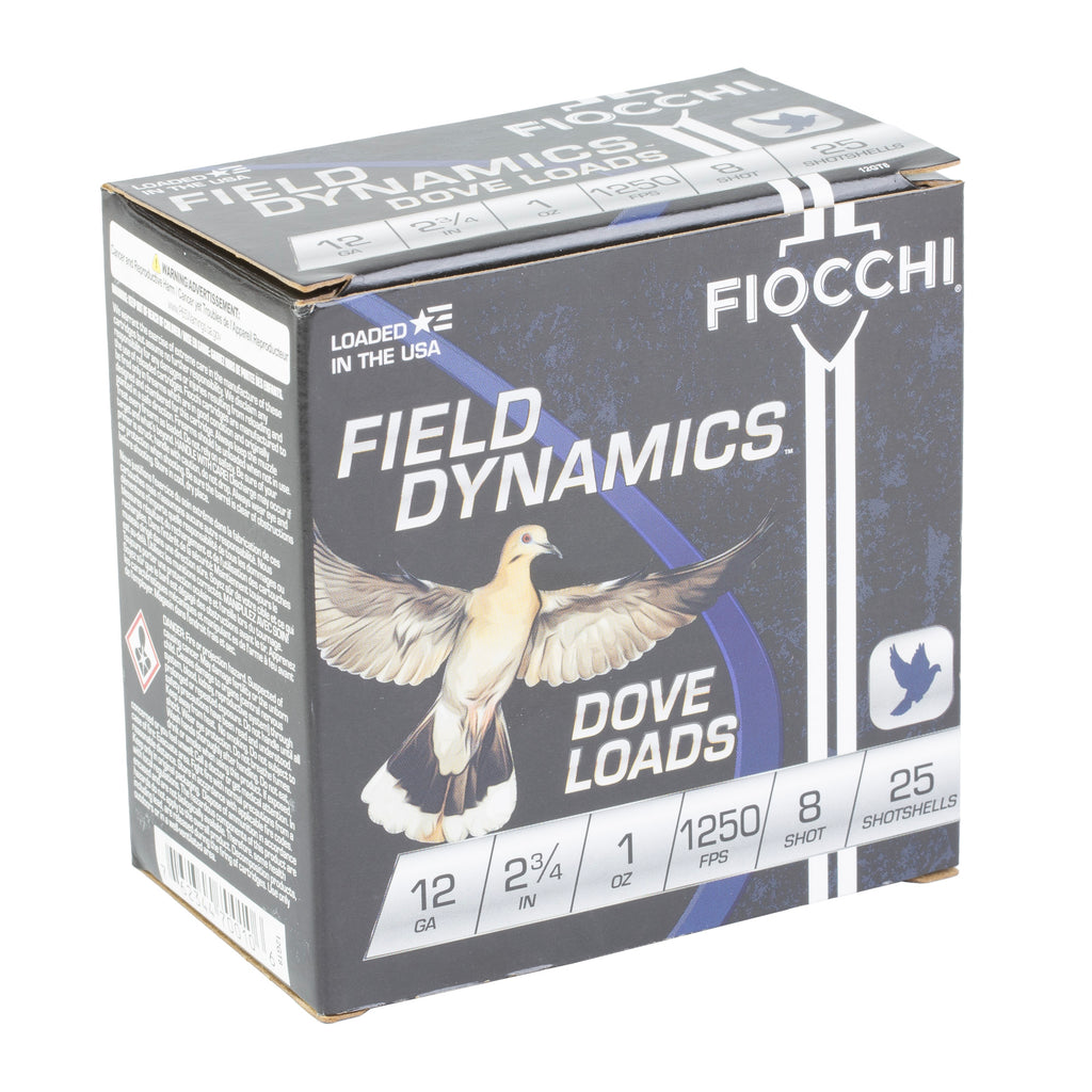 FIOCCHI D&Q 12GA 2.75 #8 25/250