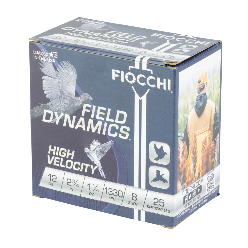 FIOCCHI HV LD 12GA 2.75 #8 25/250