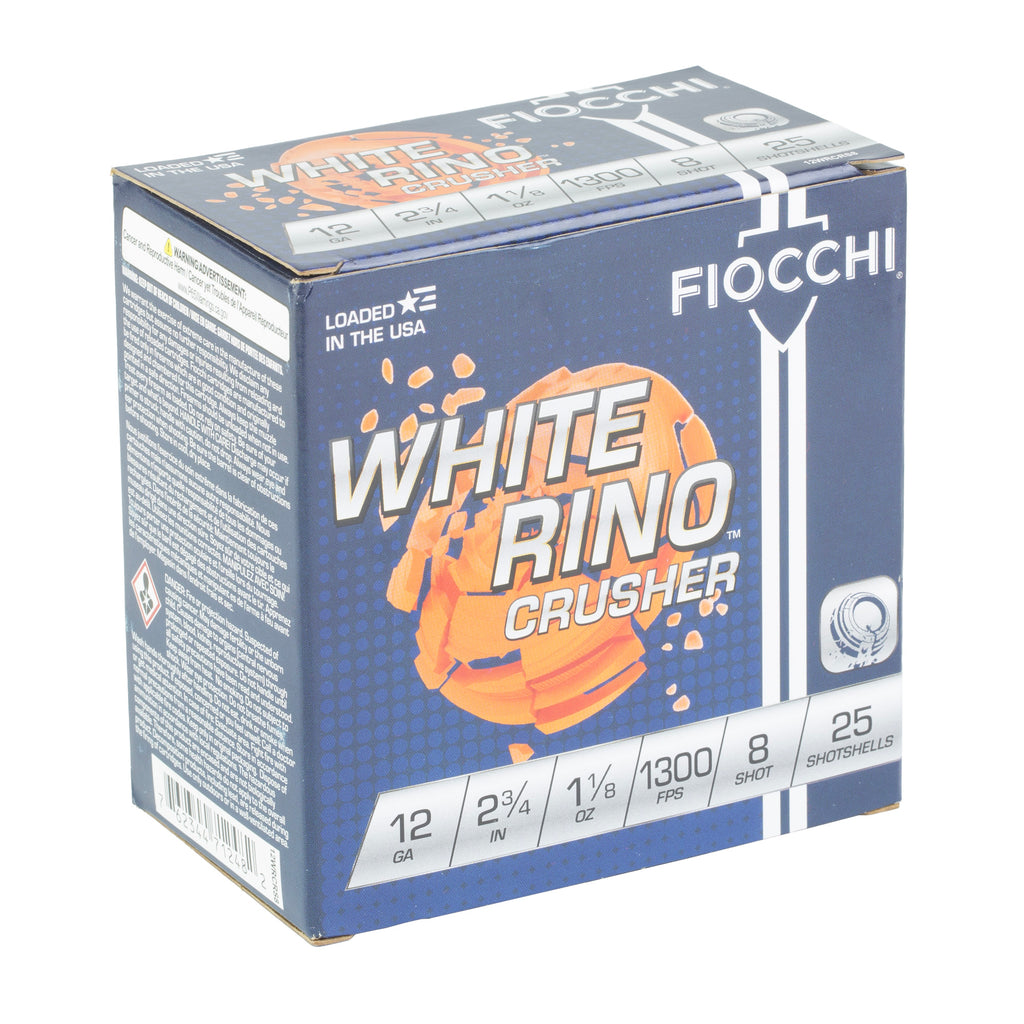 FIOCCHI W RINO CRSHR 12GA #8 25/250