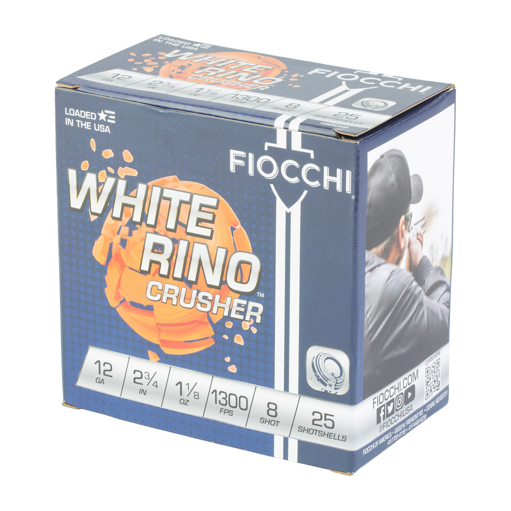 FIOCCHI W RINO CRSHR 12GA #8 25/250