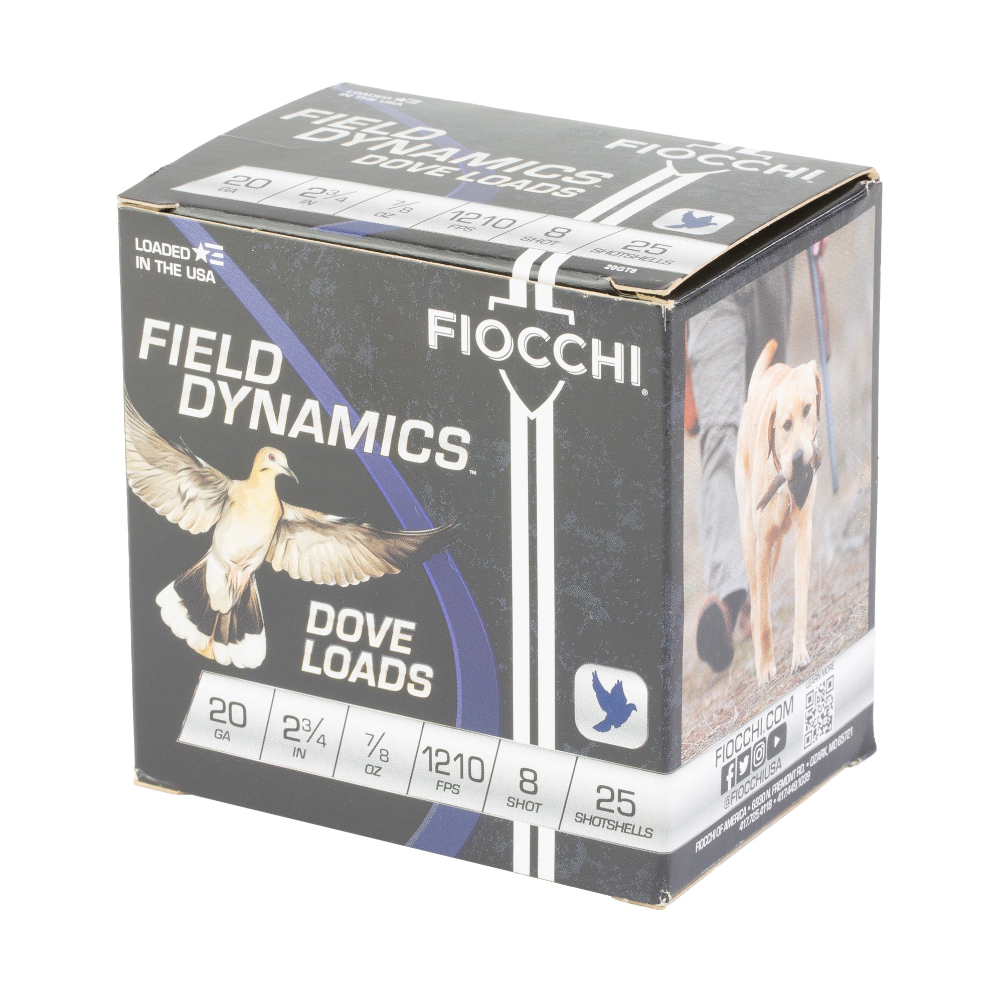 FIOCCHI D&Q 20GA 2.75 #8 25/250