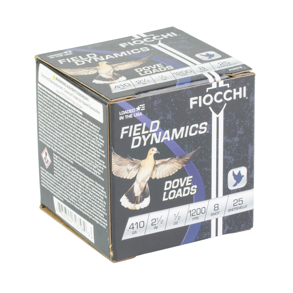 FIOCCHI D&Q 410 BORE 2.5 #8 25/250