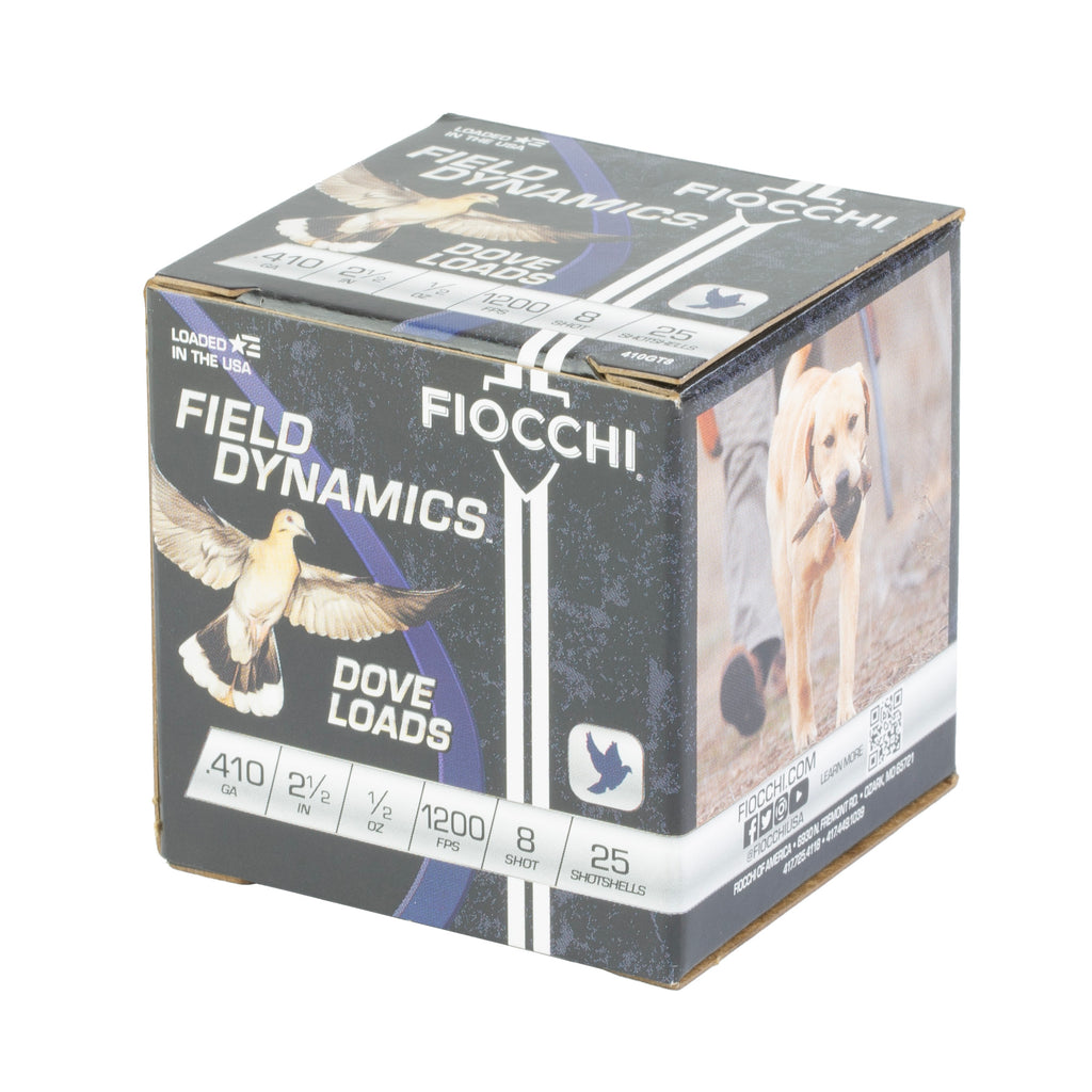 FIOCCHI D&Q 410 BORE 2.5 #8 25/250