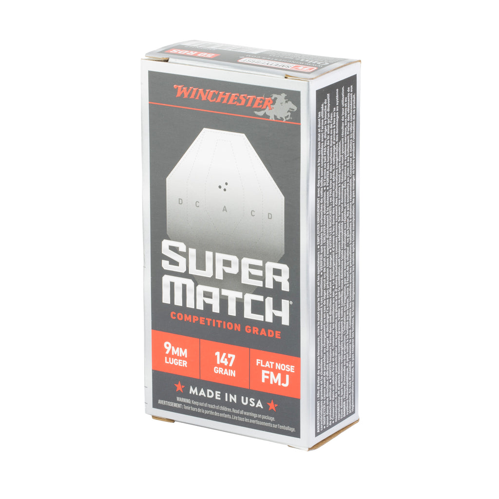 WIN SUPER MATCH 9MM 147GR FN 50/500