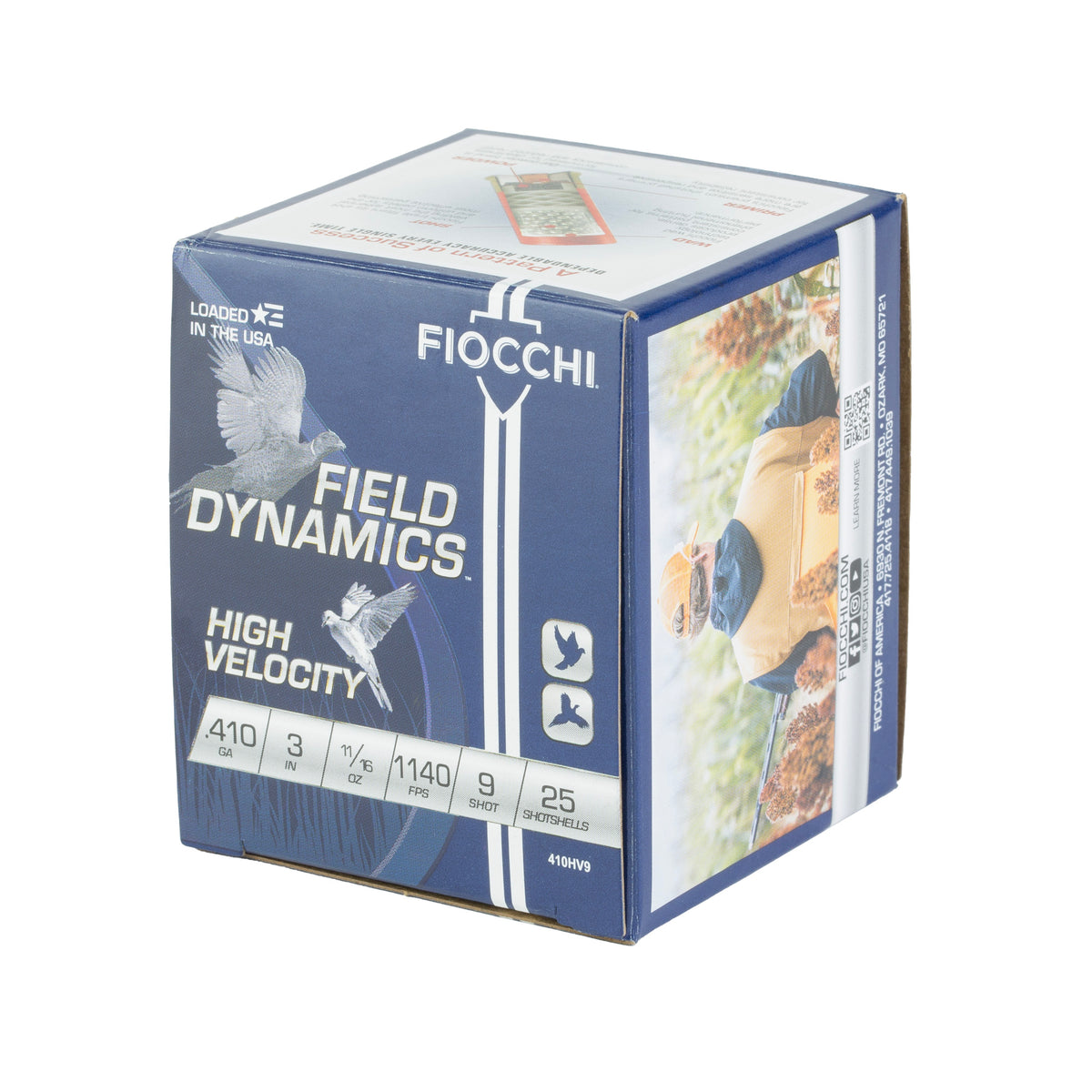 FIOCCHI HV LD 410 BORE 3 #9 25/250