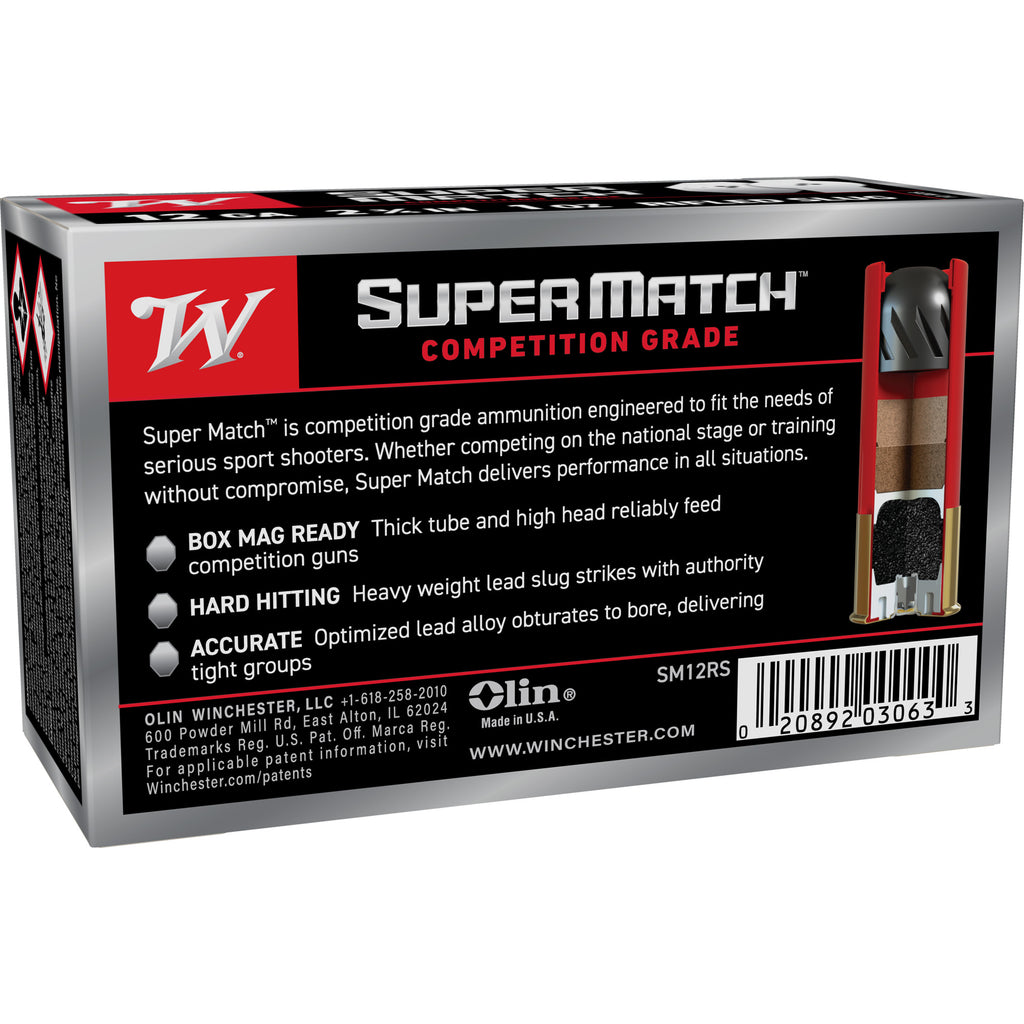 WIN SUPER MATCH 12GA 2.75 RS 10/100