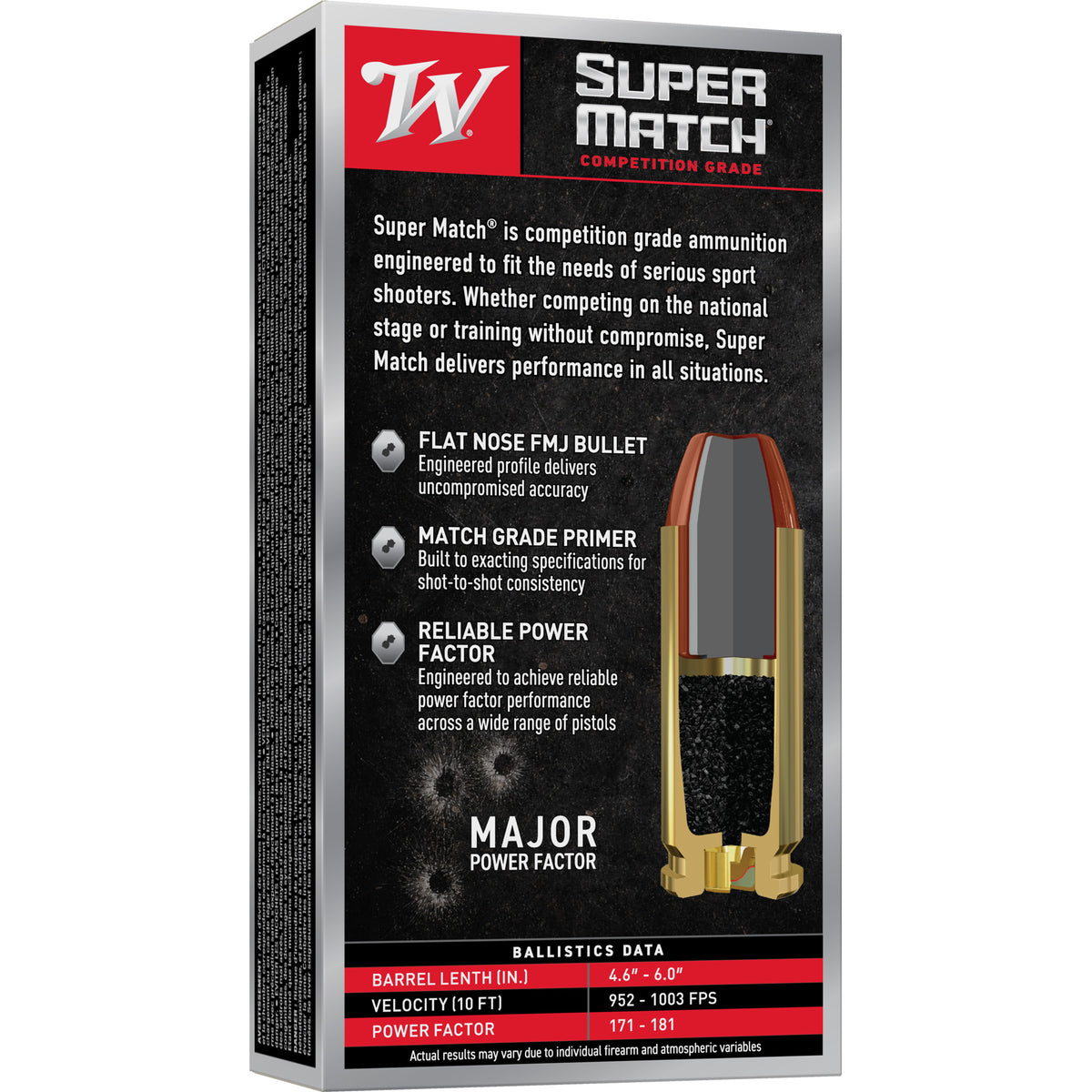 WIN SUPR MATCH 10MM 180GR FN 50/500